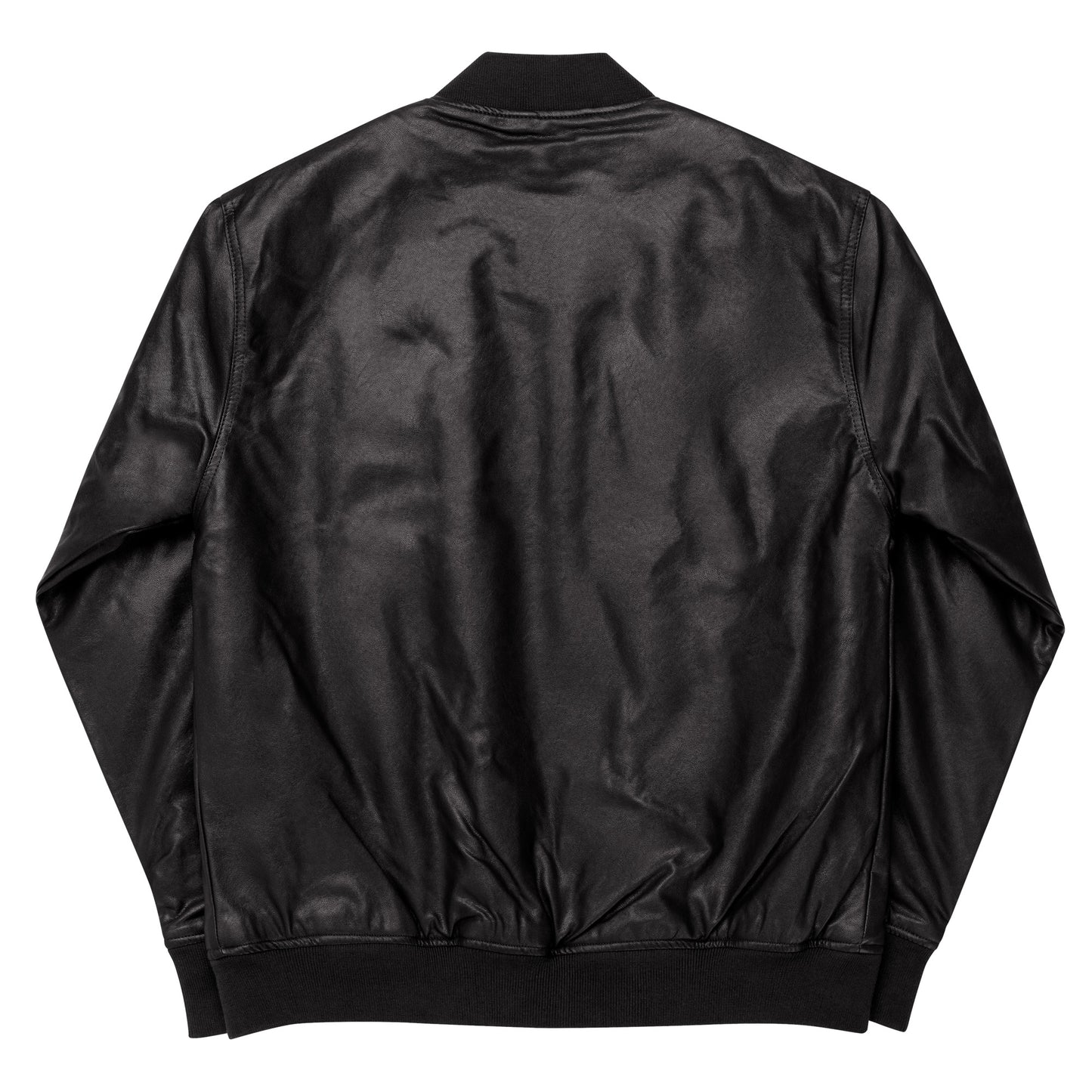 NNation Leather Bomber Jacket